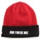 detská čiapka NEW ERA ČIAPKA FRESH KNIT NEW ERA 80042671 farba červená