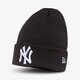 pánska čiapka NEW ERA ČIAPKA ZIMNÁ LEAGUE ESSENTIAL CUFF NYY NEW YORK YANK 80635832 farba čierna