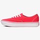dámske tenisky (obuv) VANS UA COMFYCUSH AUTHENTIC vwm7vnfw farba červená