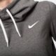 dámska mikina NIKE MIKINA CLUB FUNNEL HOODY 729297071 farba sivá