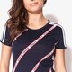 dámske tričko ADIDAS TRIČKO SS SLIM 3 S TEE bk2099 farba tmavomodrá