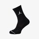 dámske ponožky JORDAN PONOŽKY 3 PACK CREW SOCKS CREW SOCKS (3 PACK) sx5545-013 farba čierna