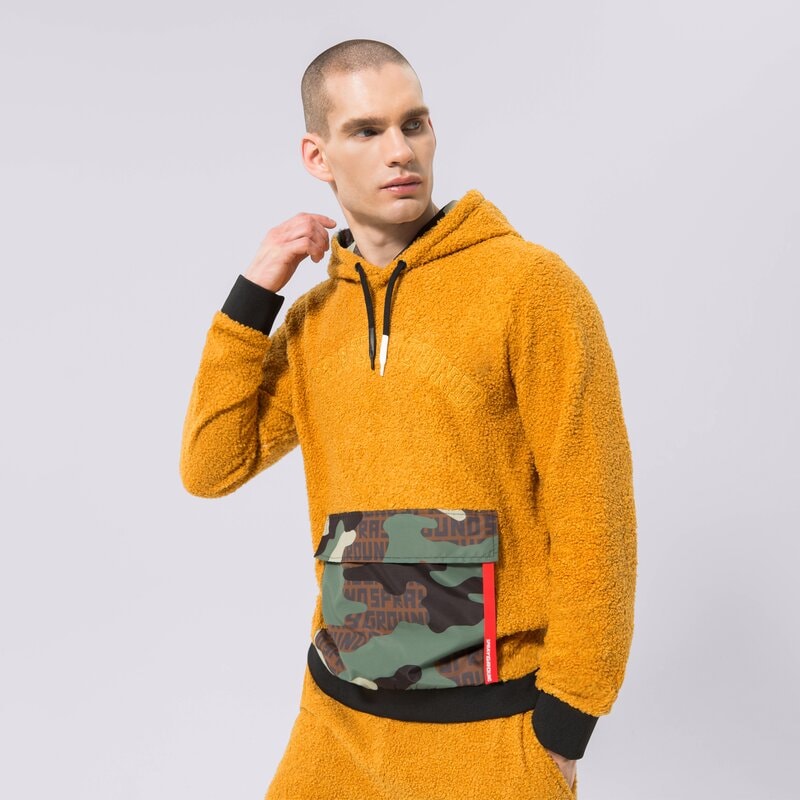 SPRAYGROUND MIKINA S KAPUCŇOU TEDDYCAMO POCKET