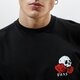 pánske tričko VANS TRIČKO MN ROSE BED SS BLACK vn0a54cvblk1 farba čierna