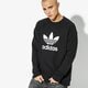 pánska mikina ADIDAS MIKINA TREFOIL CREW ADICOLOR cw1235 farba čierna