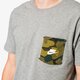 pánske tričko NIKE TRIČKO NIKE TEE-DROP HEM POCKET 805208091 farba sivá