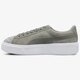 dámske tenisky (obuv) PUMA SUEDE PLATFORM PEBBLE WN'S 36546402 farba sivá