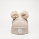 dámska čiapka NEW ERA ČIAPKA WMNS DOUBLE POM BEANIE NYY NEW YORK YANKEES 60364292 farba béžová