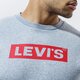 pánska mikina LEVI'S MIKINA T3 GRAPHIC CREW 38796-0028 farba sivá