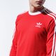 pánske tričko ADIDAS TRIČKO 3-STRIPES LS T fm3776 farba červená