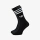 dámske ponožky ADIDAS PONOŽKY 3-PACK SOCKS HIGH CREW s21490 farba čierna