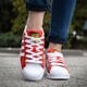 dámske tenisky (obuv) ADIDAS SUPERSTAR ANIMAL s75158w farba červená