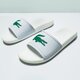 pánske šľapky LACOSTE CROCO SLIDE 119 1 CMA 737cma0018082 farba biela
