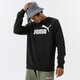 pánska mikina PUMA MIKINA ESS BIG LOGO CREW FL - PUMA BLACK 58667801 farba čierna
