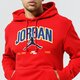 pánska mikina JORDAN MIKINA S KAPUCŇOU M J JMPMN FLC PO da7184-687 farba červená