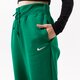 dámske nohavice NIKE NOHAVICE  W NSW PHNX FLC HR OS PANT dq5887-365 farba zelená