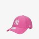 dámska šiltovka NEW ERA ČIAPKA WMNS TOWELLING 940 NYY PNK NEW YORK YANKEES B 60222411 farba ružová