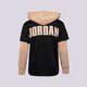 detská mikina JORDAN MIKINA  HOODED JUMPMAN BASEBALL P BOY 95d542-023 farba čierna