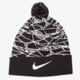 detská čiapka NIKE ČIAPKA NSW WINTERIZE POM BEANIE 717116010 farba čierna