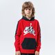 detská mikina JORDAN MIKINA S KAPUCŇOU JUMPMAN CLASSICS III PO BOY 957422-r78 farba čierna