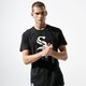 pánske tričko NEW ERA TRIČKO SS MLB LOGO CHICAGO WHITE SOX BLACK 11203999 farba čierna