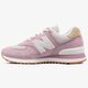 dámske tenisky (obuv) NEW BALANCE WL574CLC wl574clc farba fialová
