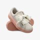 detské tenisky (obuv) PUMA SUEDE HEART JEWEL V PS 36513902 farba béžová