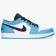 pánske tenisky (obuv) AIR JORDAN 1 LOW  553558-144 farba biela