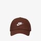 detská šiltovka NIKE ČIAPKA U NSW H86 FUTURA WASH CAP 913011-217 farba hnedá