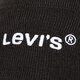 detská čiapka LEVI'S ČIAPKA ZIMNÁ WORDMARK BEANIE d55480006 farba čierna