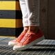 dámske tenisky (obuv) CONVERSE ONE STAR 564152c farba oranžová