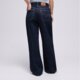dámske nohavice LEVI'S NOHAVICE  CINCH BAGGY DARK INDIGO FLAT FINISH 001up-0016 farba tmavomodrá