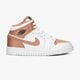detské tenisky (obuv) AIR JORDAN 1 MID 555112-190 farba biela