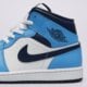pánske tenisky (obuv) AIR JORDAN 1 MID  dq8426-405 farba tmavomodrá