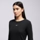 dámske tričko NIKE TRIČKO LS TEE RIB TIGHT W NSW ih7691-010 farba čierna