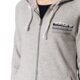 dámska mikina ADIDAS MIKINA FZ HOODIE FT bk5807 farba sivá