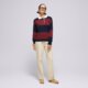 dámske nohavice LEVI'S SVETER IVY LEAGUE STRIPED SWEATER REDS a8504-0001 farba bordová