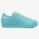 ADIDAS SUPERSTAR GLOSSY TOE W bb0529 farba modrá