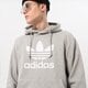 pánska mikina ADIDAS MIKINA S KAPUCŇOU TREFOIL HOODY ia4884 farba sivá