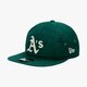 detská šiltovka NEW ERA ČIAPKA CHAIN STITCH SNAP OAK ATHLETICS DKG 80489025 farba zelená