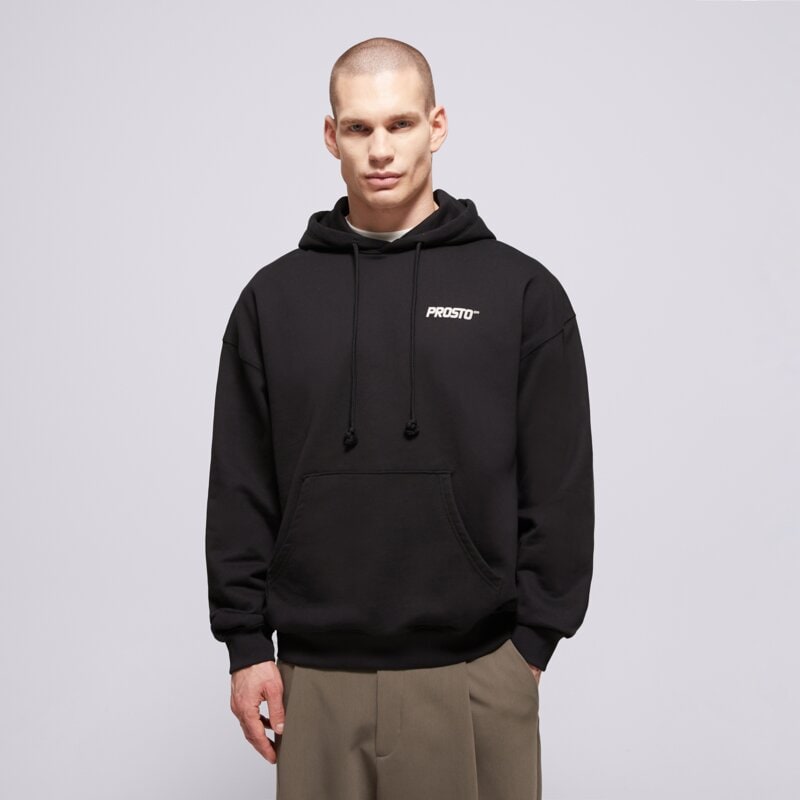 PROSTO MIKINA S KAPUCŇOU HOODIE WEAR THE STREET BLACK
