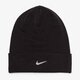 detská čiapka NIKE ČIAPKA ZIMNÁ SWOOSH BEANIE - BLUE 803734010 farba čierna