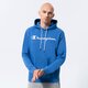 pánska mikina CHAMPION MIKINA S KAPUCŇOU HOODED SWEATSHIRT 217142bs007 farba modrá