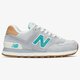 dámske tenisky (obuv) NEW BALANCE WL574BCB wl574bcb farba sivá