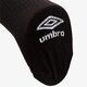 dámske ponožky UMBRO PONOŽKY SNEAKER II BLK 3 PAK ul120sku01002 farba čierna