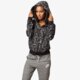 dámska mikina NIKE MIKINA RALLY FZ HOODY-AOP 678381092 farba sivá
