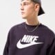 pánska mikina NIKE MIKINA SPORTSWEAR CLUB CREW dq4912-540 farba tmavomodrá