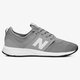 detské tenisky (obuv) NEW BALANCE KL247GRG kl247grg farba sivá