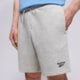 pánske šortky REEBOK ŠORTKY  MARCUS SMALL LOGO FLEECE SHORTS 100239972 farba sivá