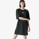 dámske šaty NIKE ŠATY W NSW SWSH DRESS bq7960-010 farba čierna